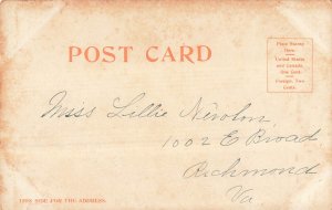 Richmond Virginia VA~Hotel Jefferson~1900s POSTCARD