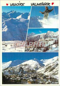 Postcard Modern Valloire Valmeinier The Southern Cross country skiing