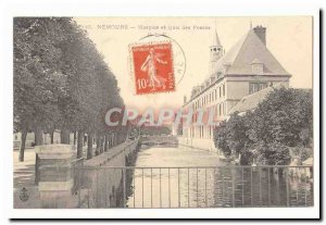 Nemours Old Postcard Hospice and Quai des Fosses
