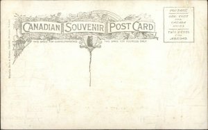 Dufferin Terrace Quebec Patriotic Border c1910 Postcard