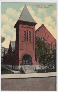 1914 CELINA Ohio Postcard ST PAUL ME CHURCH Mercer County