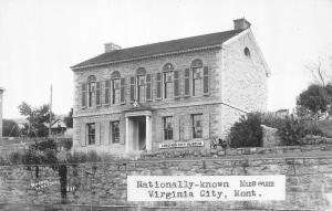 RPPC, Montana    VIRGINIA CITY MUSEUM    Real Photo Postcard