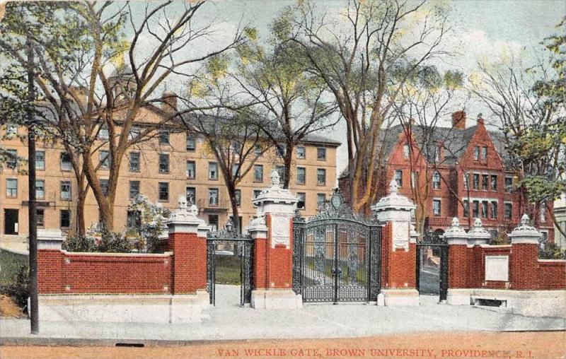 Rhode Island Providence Brown University   Van Wickle Gate