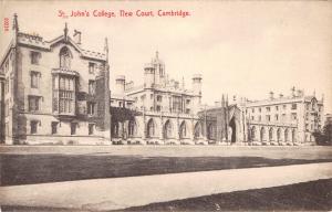 CAMBRIDGE UK~ST JOHN'S COLLEGE~NEW COURT STENGEL PUBL POSTCARD