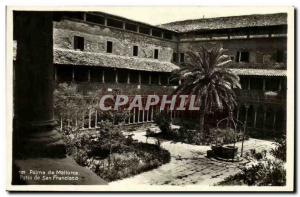 Old Postcard Palma de Mallorca Patio San Francisco