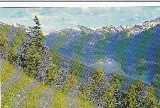 Canada Cheakamus Lake From Whistler Mountain Garibaldi Park British Columbia