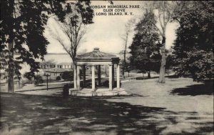 Glen Cove Long Island New York NY Morgan Memorial Park Vintage Postcard