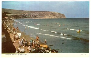 Swanage Bay, Ballard Down, Dorset, England, Beach