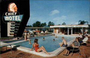 St Petersburg Florida FL Motel 1950s-60s Postcard