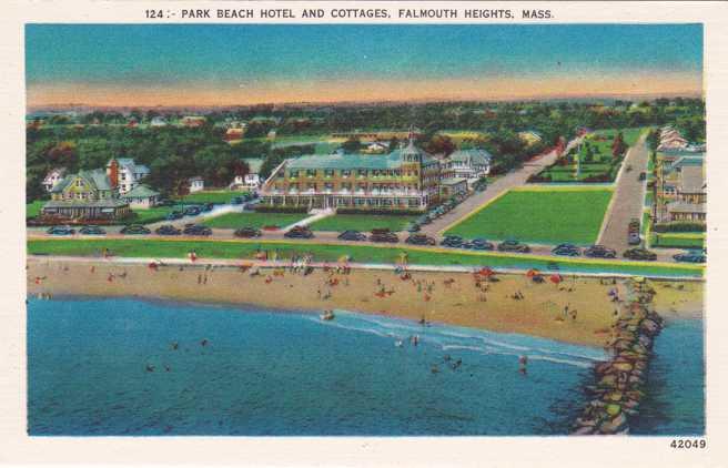 Park Beach Hotel and Cottages Falmouth Heights MA Cape Cod Massachusetts - Linen