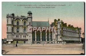 Old Postcard St Germain en Laye Le Chateau and chapel