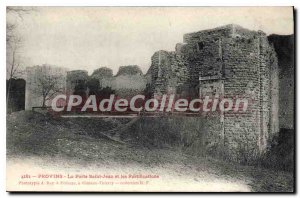 Old Postcard Provins Porte Saint Jean And The Fortifications
