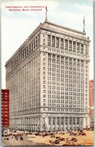 Continental and Commercial National Bank Chicago IL Vintage Postcard A61