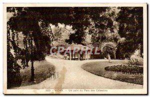 Old Postcard Vichy corner of Celestine Park