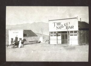 REAL PHOTO ROUND MOUNT6AIN THE NUGGET BAR REAL PHOTO POSTCARD