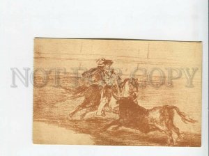 3176120 Spain CABALLERO & BULL by GOYA Vintage PC