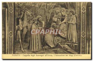 Old Postcard Padova Cappella Degli Scovegni all Arena L Adoration of the Magi