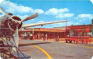 Wilmington DE Alleghany American & Eastern Airlines Airport Prop Plane Postcard