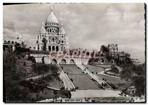 Modern Postcard Basilica of Sacre Coeur Paris Montmartre