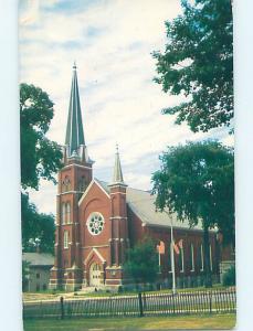 Pre-1980 CHURCH SCENE Rutland Vermont VT AD1667