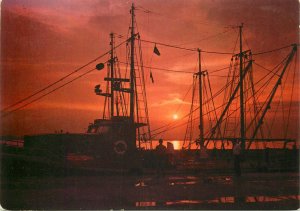 Postcard Italy riviera adriatica Tramonto pescadore