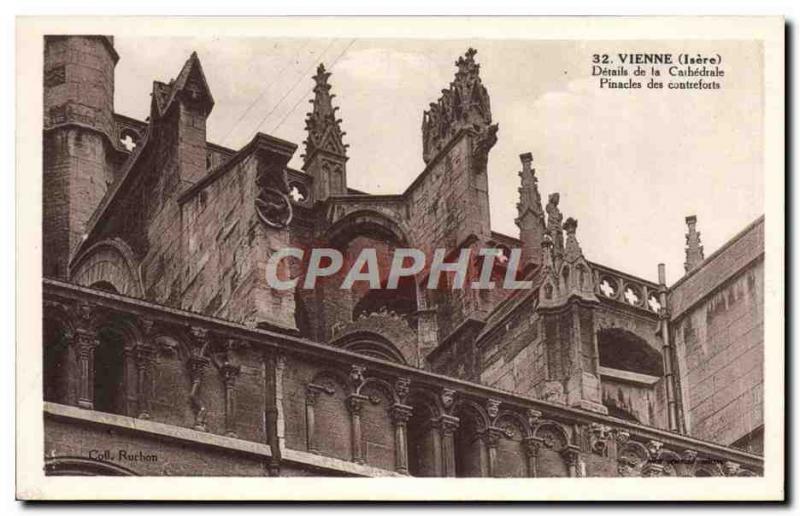 Old Postcard Vienna Details Of Cahedrale Pinnacles The Foothills