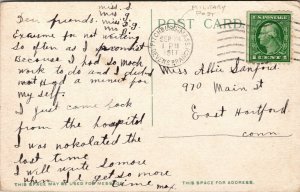 Vtg 1910s US Infantry Barracks Camp Devens Ayer Massachusetts MA Postcard