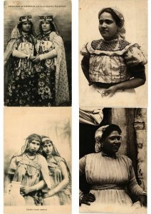 NORTH AFRICA TYPES ARAB GIRLS 44 CPA Pre-1940 with BETTER (L2814)