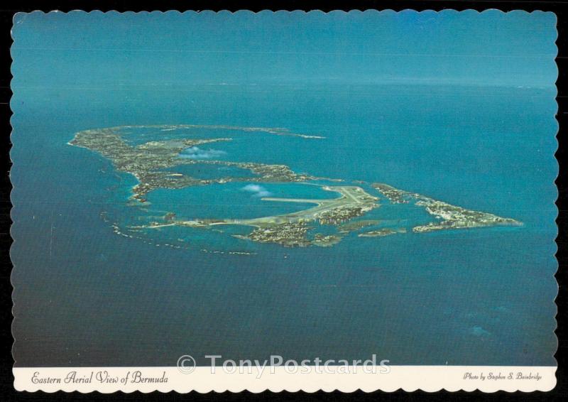 Eastern Aerial View of Bermuda