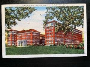 Vintage Postcard 1958 Edwin F. Brown Hospital Soldiers' Home Dayton Ohio (OH)