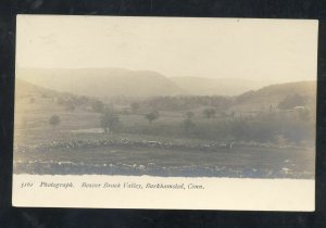 RPPC BURKHAMSTED CONNECTICUT BEAVER BROOK VALLEY REAL PHOTO POSTCARD