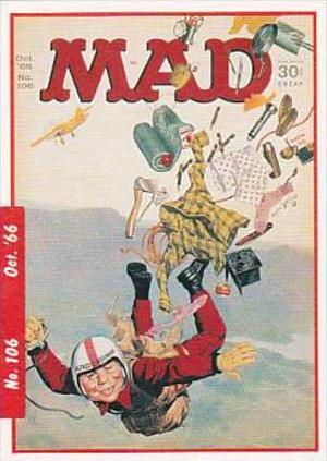 Lime Rock Trade Card Mad Magazine Cover Issue No 106 Oct 1966