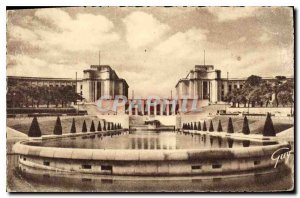 Former Paris Postcard Wonderland and The Palais de Chaillot seen gardens