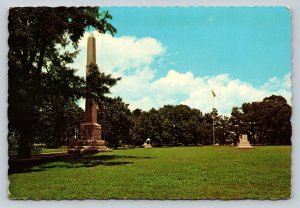 c1975 Monuments Andersonville Civil War Prison Georgia 4x6 VINTAGE Postcard 1616