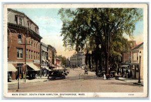 1930 Main Street South Of Hamilton Southbridge Massachusetts MA Posted Postcard