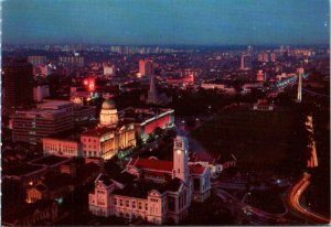 Singapore Night View Of The City