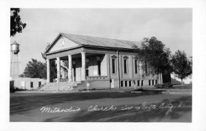 Scott City Kansas Methodist Church Real Photo Antique Postcard K102345