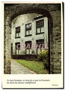 Modern Postcard I am a man and nothing that is human must not leave me indiff...