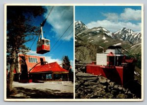 Sky Tram Cars at Whistlers Mountain in Canada 4x6 Vintage Postcard 0261