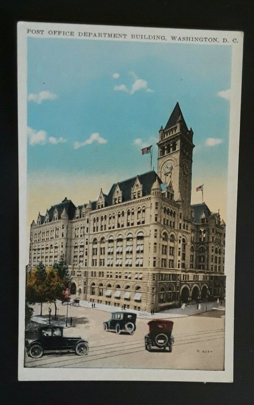 Mint Vintage Washington DC Post Office Department Building 1920s Postcard