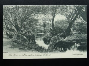 Bedfordshire BEDFORD The River & Recreation Ground c1903 Postcard by F Hockliffe