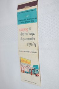 Stuckey's 20 Front Strike Matchbook Cover