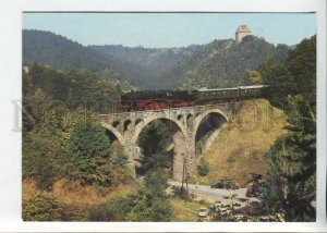 442375 Germany train locomotive tourist advertising Old postcard