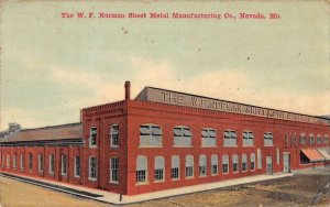 Nevada Missouri Norman Sheet Metal Manufacturing Co Vintage Postcard AA16530