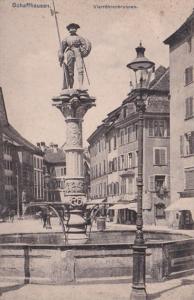 Switzerland Schaffhausen Vierroehrenbrunnen