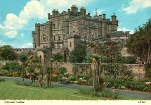 Vintage Postcard Culzean Castle Overlooking 5th of Clyde Ayrshire Scotland