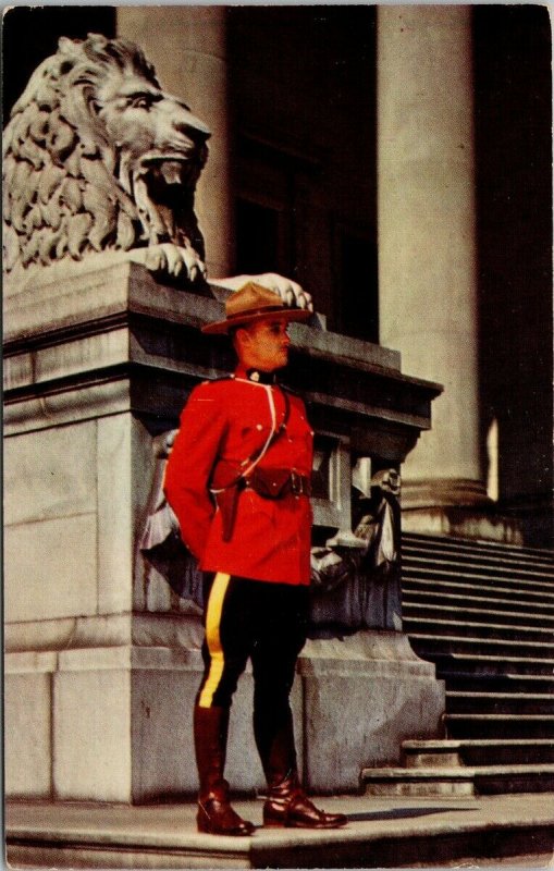 The Mountie Vancouver BC British Columbia RCMP Postcard F18