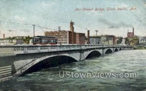 New Cement Bridge in Grand Rapids, Michigan