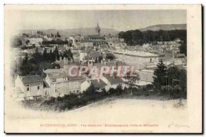 Bourbonne les Bains Old Postcard General view civil and military institutions