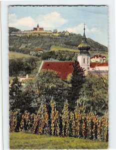 Postcard Grinzing mit Kahlenberg, Vienna, Austria